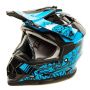 Мотошлем GTX 632S черный/синий YL без визора